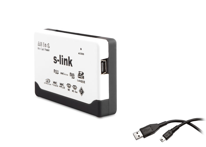 CARD READER SLX-A62 USB 2.0 M2+TF S-LINK CARD READER MICRO SD/MMC/SDHC/M2/MS  /Р§Р•РўР•Р¦/