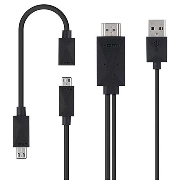 CABLE HDMI TO MICRO USB HYTECH-HY-MHL100 РљРђР‘Р•Р› HDMI-MICRO USB HYTECH -HY-MHL100