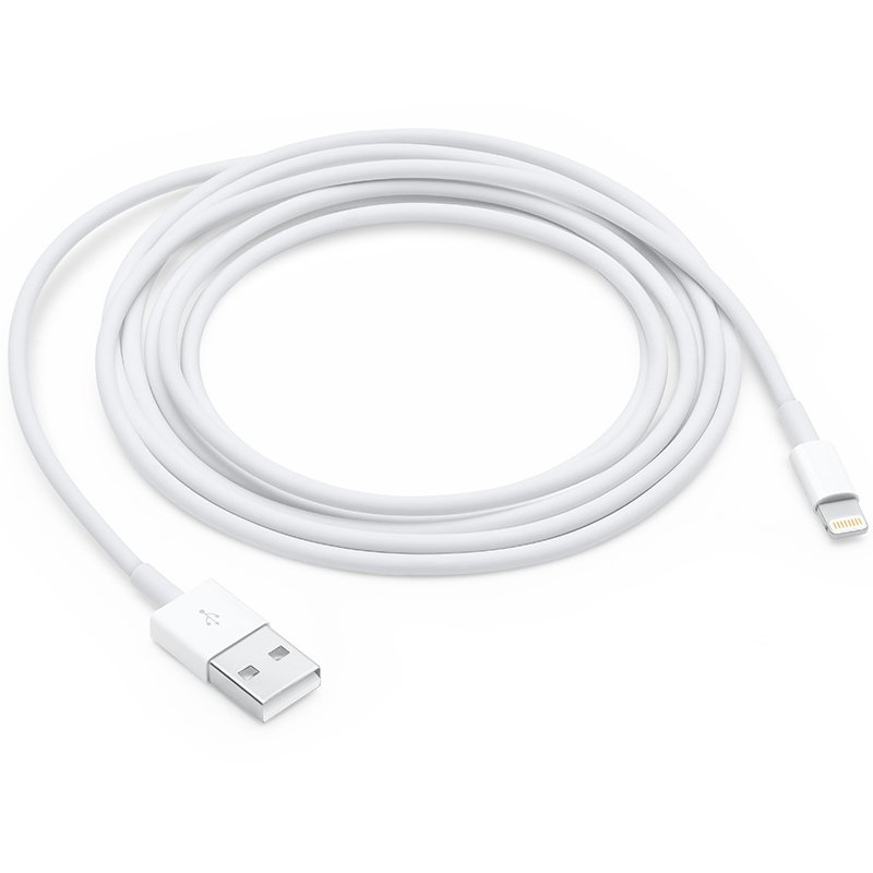CABLE IPHONE IP 7/8/X LIGHTNING WHITE KABEL USB-IPHONE IP 7/8/X