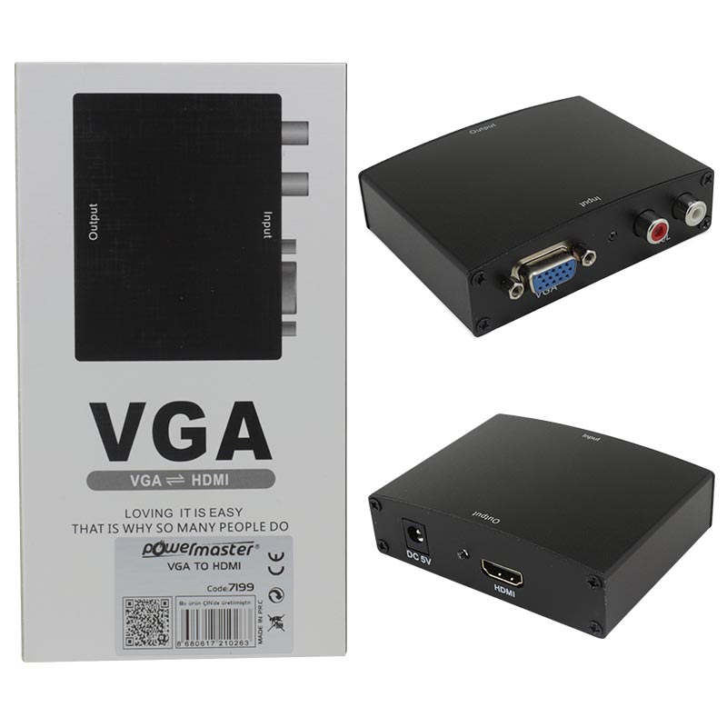 CONVERTER VGA-HDMI PM-7199 CONVERTER VGA-HDMI PM-7199
