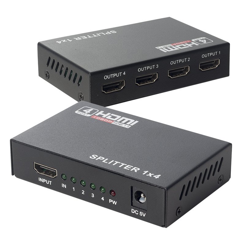 SWITCH BOX HDMI SPLITER 1IN/4OUT VER 1.4 SWITCH BOX HDMI SPLITER 1IN/4OUT VER 1.4