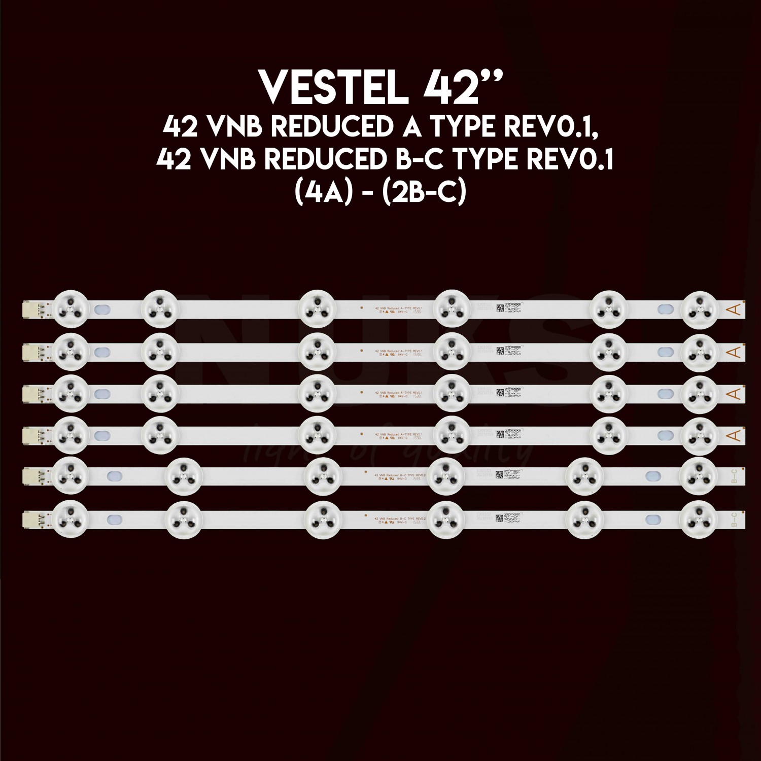 LED BAR SET VESTEL 42