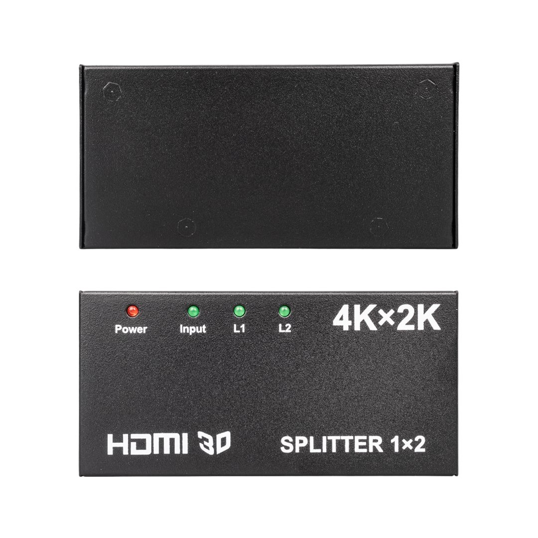 СПЛИТЕР FULLY G-538F 2 ПОРТА HDMI 1X2  Сплитер FULLY G-538F 2 ПОРТА HDMI 1x2 