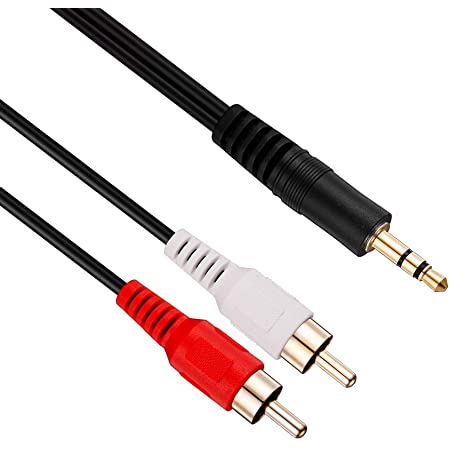 CABLE 3.5MM/2RCA 0.8M CABLE 3.5MM/2RCA 0.8M