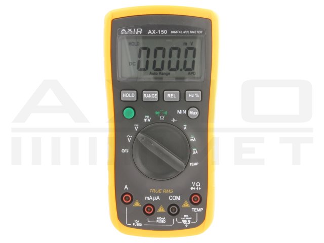 MULTIMER AX-150 MULTIMER AX-150 LCD (3999) 3 3/4 digits; 3x/s; -20?1000В°C