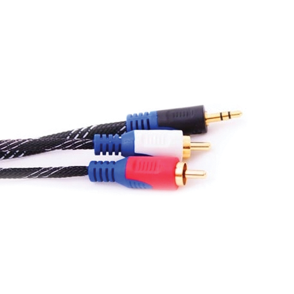 CABLE 3.5 JACK/2RCA 1.2M  SLX-940 КАБЕЛ 3.5JAK/2RCA 1.5M SLX-940