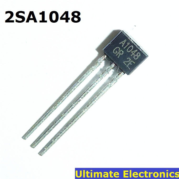 2SA1048 TO-92 SI-P 50V 0.15A 0.2W 80MHz ALSO:BC214, BC416, BC560, 2SA1136..1137