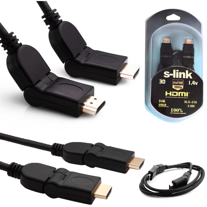 CABLE HDMI/HDMI SLX-316 3M КАБЕЛ HDMI-HDMI 3M 