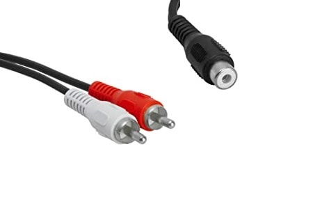 CABLE RCA-F/2RCA-M 0.25M CABLE RCA-F/2RCA-M 0.25M