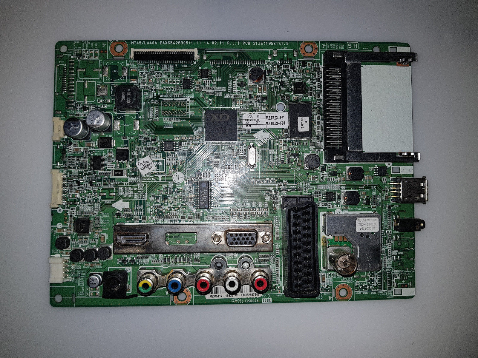 MAIN BOARD EBU62407946 MAIN BOARD LCD LG 24MT45D-PZR.AEUQLUP EBU62407946 EAX65428305(1.1)