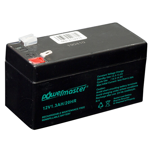 BAT ACCU 12V 1.3AH/20HR POWERMASTER Акумулаторна батерия  12V 1.3AH 