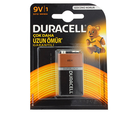 BAT 9V DURACELL Батерия  /9V DURACELL/