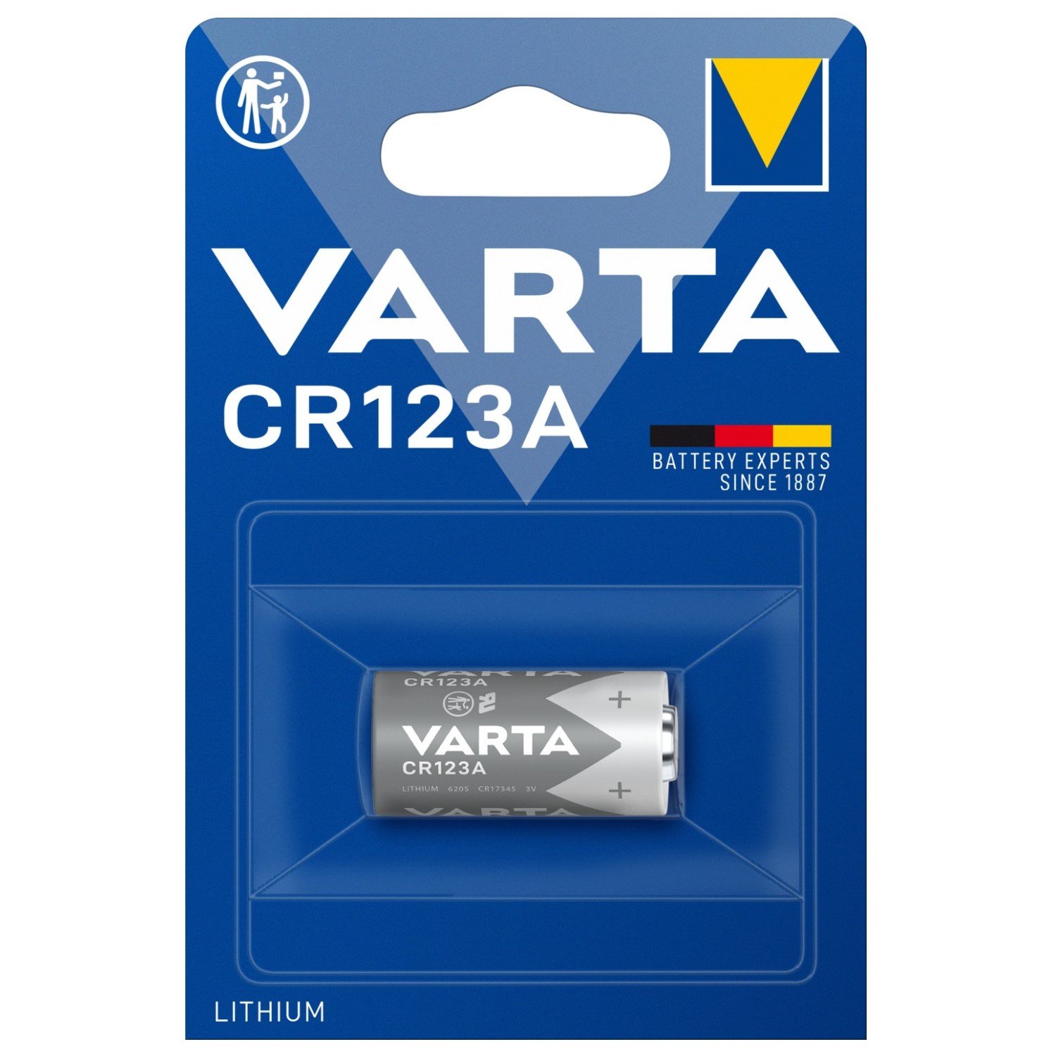 БАТЕРИЯ VARTA CR123A Батерия CR123A VARTA