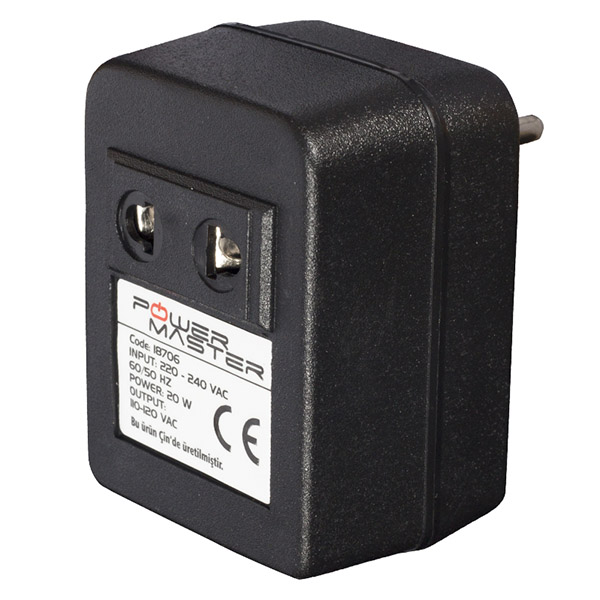 ADAPTER 220V/110V 20VA AC/AC АДАПТЕР 220V/110V 20VA AC/AC