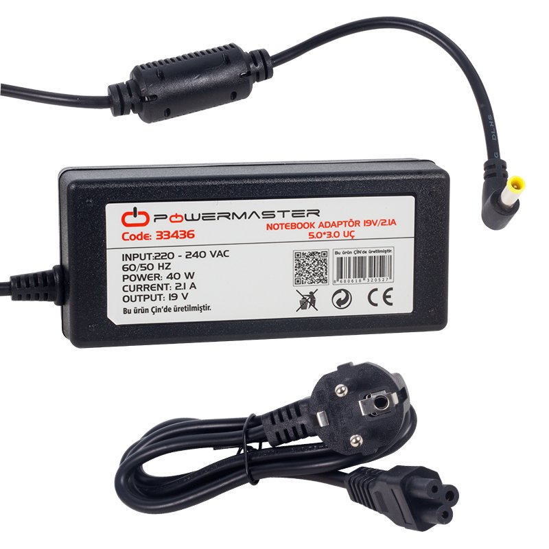 ADAPTER 19V / 2.1A 5.0 * 3.0 АДАПТЕР 19V 2.1À 5.0 3.0 SAMSUNG