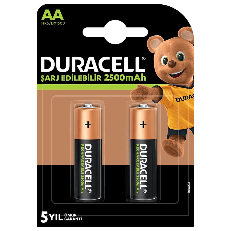 BAT ACCU 1.2V 2500MAH AA DURACEL BAT ACCU 1.2V 2500mAh AA DURACEL  