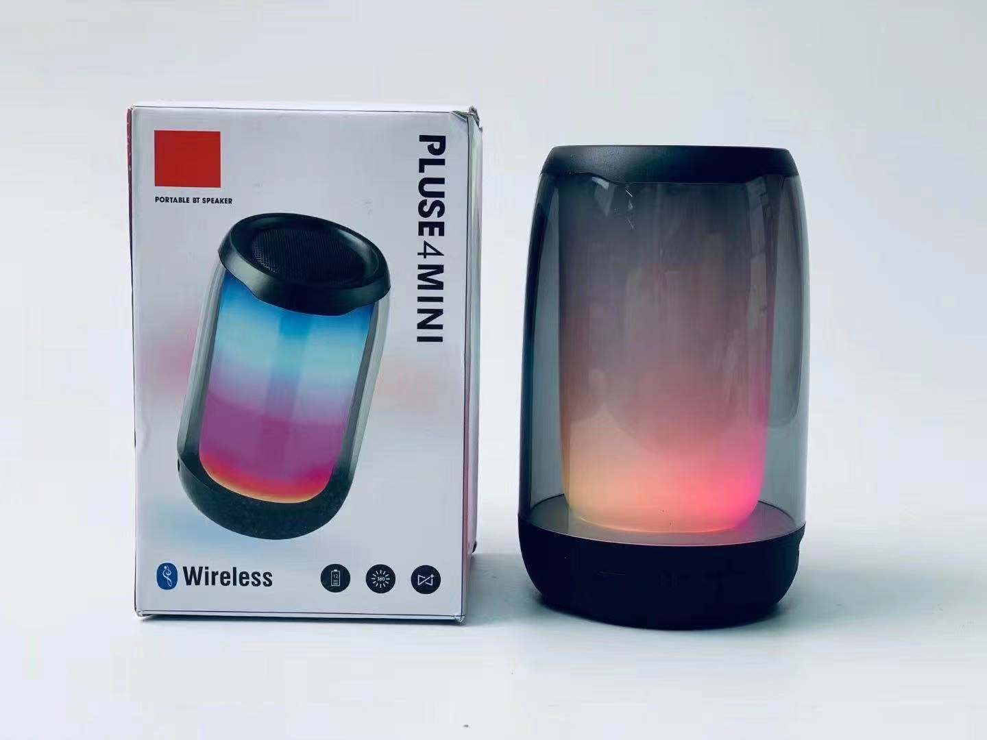 BLUETOOTH SPEAKER/ БЛУТУТ ТОНКОЛОНА PLUSE 4 MINI  BLUETOOTH SPEAKER/ БЛУТУТ ТОНКОЛОНА PLUSE 4 MINI 360° LIGHTSHOW