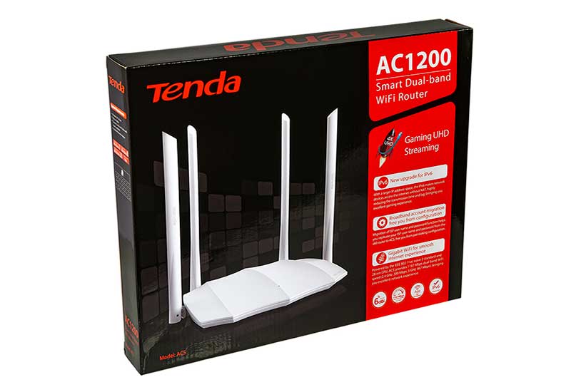 БЕЗЖИЧЕН РУТЕР TENDA AC5V3 AC1200 РУТЕР TENDA AC5 AC1200