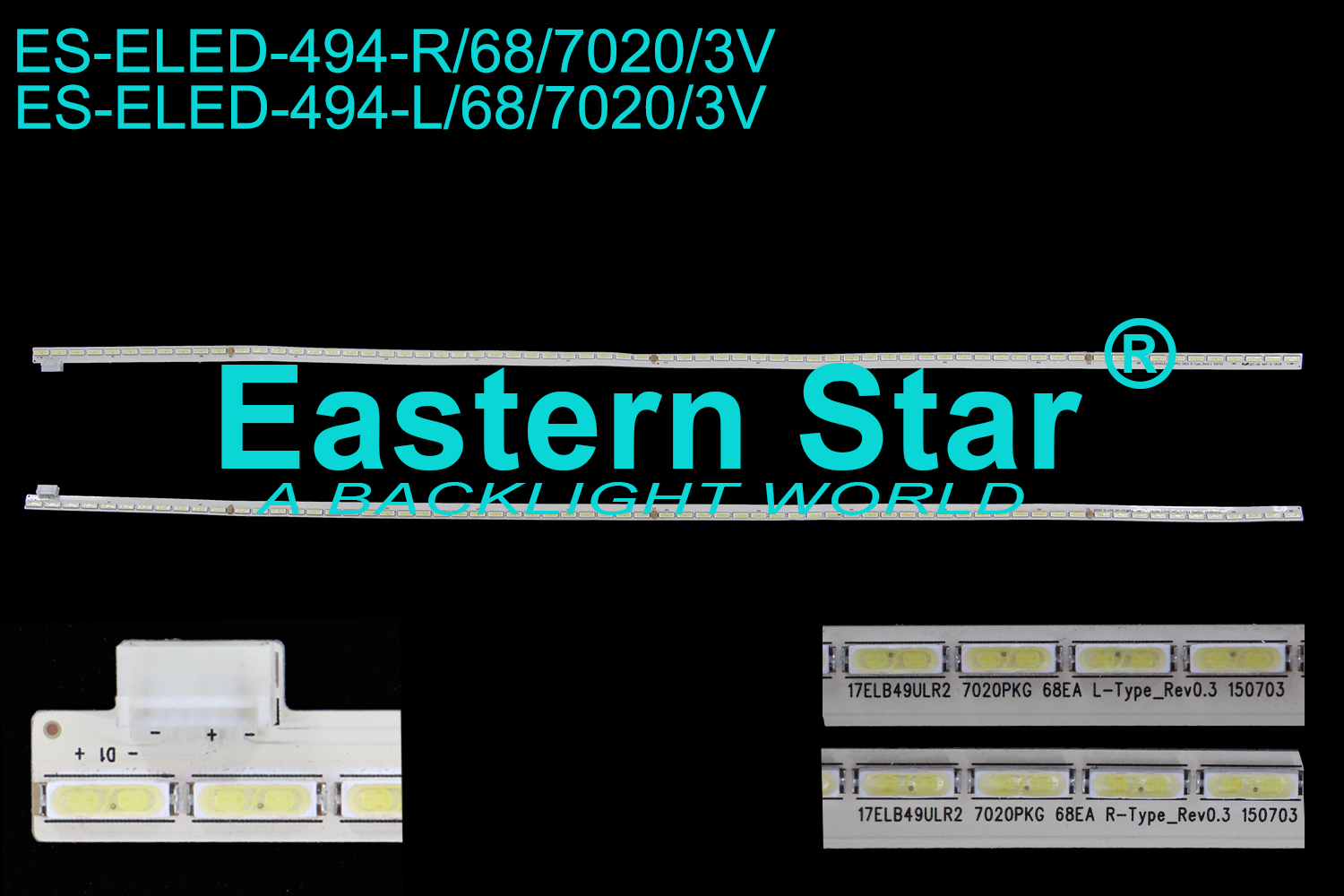 LED BAR SET VESTEL 49