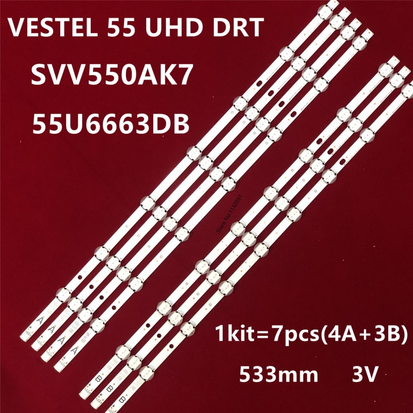 LED BAR SET VESTEL 55