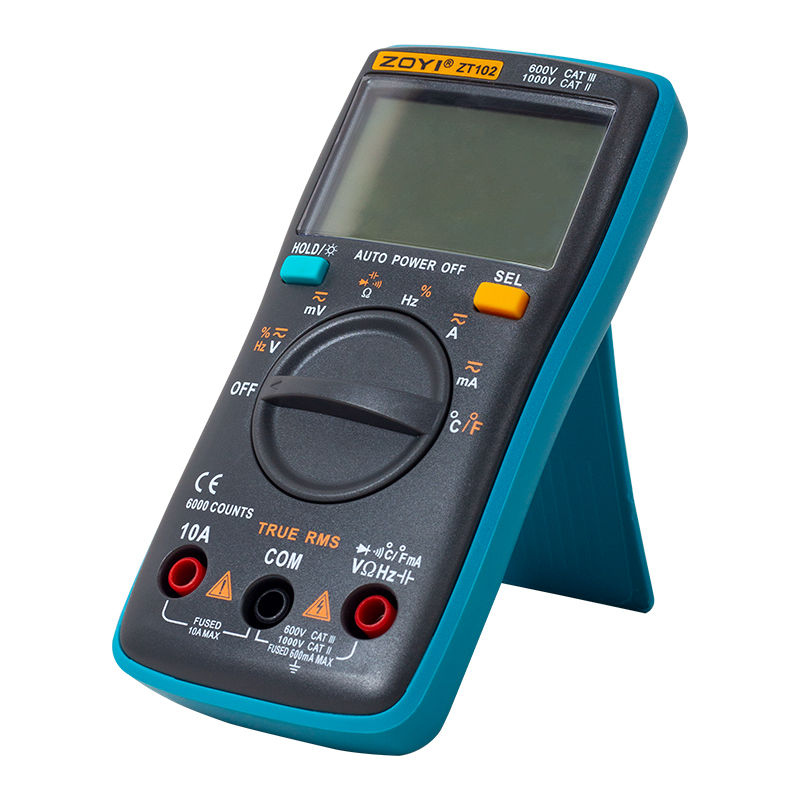 DIGITAL MULTIMETER ZOYI ZT-102 Цифров мултимер  с автоматиюни обхвати  ZOYI  ZT-100