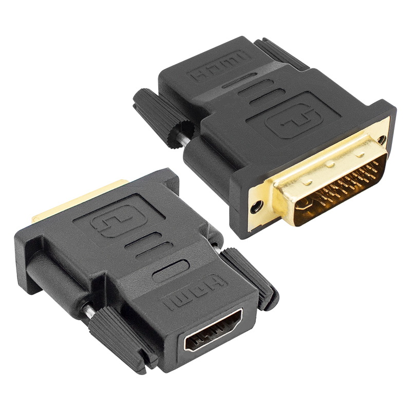 ПРЕХОДНИК HDMI-F DVI-M 24+5 PIN ЗЛАТЕН ПРЕХОДНИК HDMI-F DVI-M 24+5 PIN ЗЛАТЕН ИНВЕРТОРЕН ЖАК