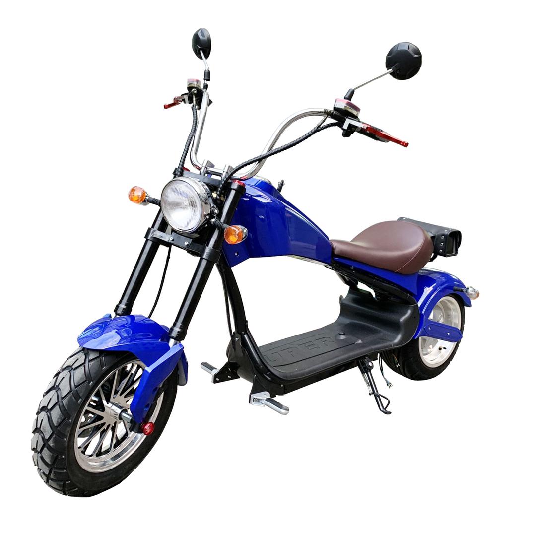 ЕЛЕКТРИЧЕСКИ СКУТЕР  HARLEY STYLE X12 ЕЛЕКТРИЧЕСКИ СКУТЕР  HARLEY STYLE X12 1500W 12AH ЦВЯТ:  СИН