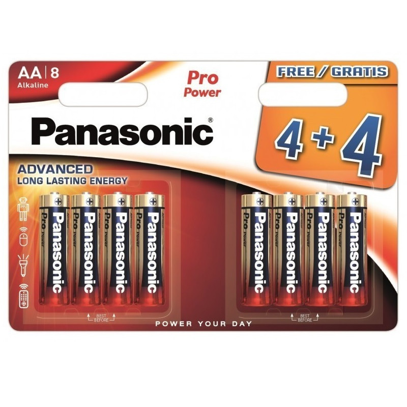 БАТЕРИЯ PANASONIC AA LR06 PRO POWER ALKA BAT PANASONIC LR06 pro power ALKALINE