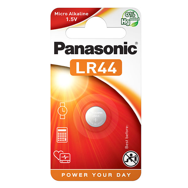 БАТЕРИЯ AG13=LR44  357A 1.55V PANASONIC Батерия AG13=LR44  357A 1.55V PANASONIC