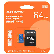 КАРТА ПАМЕТ 64GB MICROSDXC ADATA Карта памет 64GB microSDXC ADATA