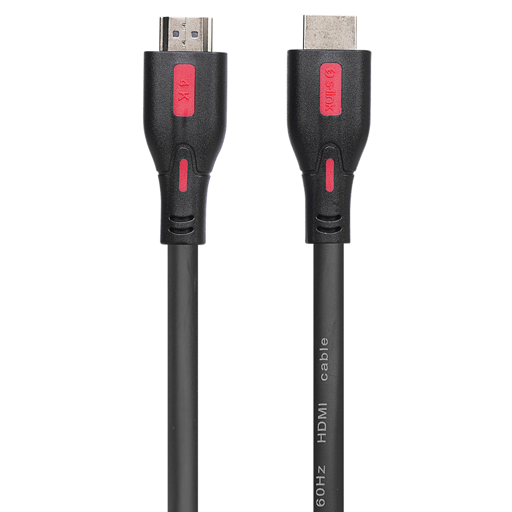 КАБЕЛ HDMI-HDMI 1.5M S-LINK SL-HDM 4K 60HZ КАБЕЛ HDMI-HDMI 1.5M S-LINK SL-HDM 4K 60HZ