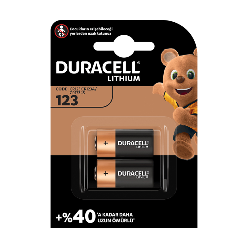 БАТЕРИЯ CR123 DURACELL Батерия CR123 DURACELL