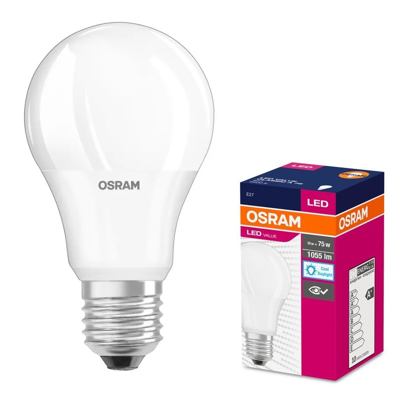 LED ЛАМПА OSRAM VALUE CLA75 1055LM/865 E27 LEDVANC LED ЛАМПА OSRAM VALUE CLA75 1055lm/865 E27 LEDVANCE