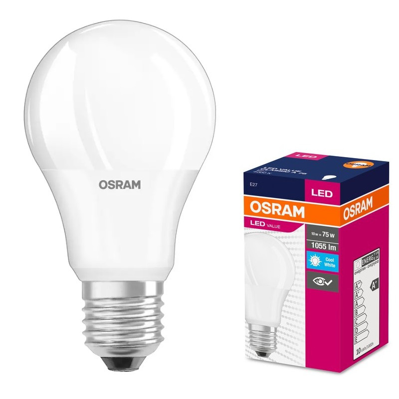 LED ЛАМПА OSRAM VALUE CLA75 1055LM/840 E27  LED ЛАМПА OSRAM VALUE CLA75 1055lm/840 E27 LEDVANCE