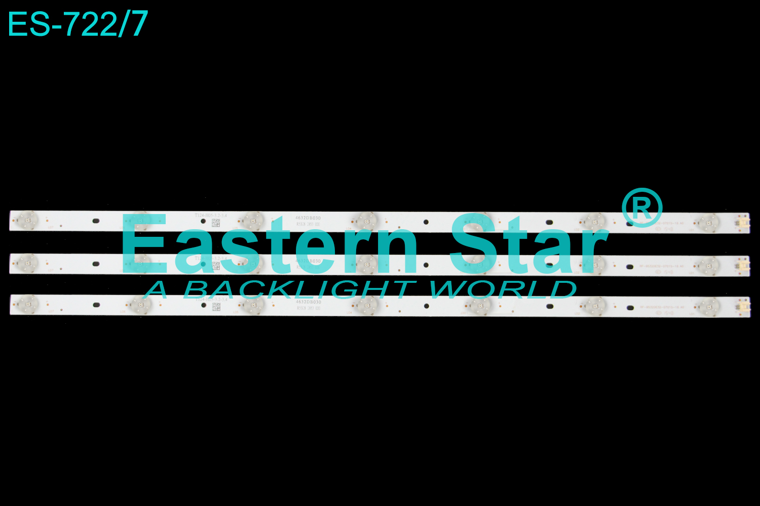 RF-BS320E32-0701S-16 A0  7LED 3V 612MM LED BAR SET 32