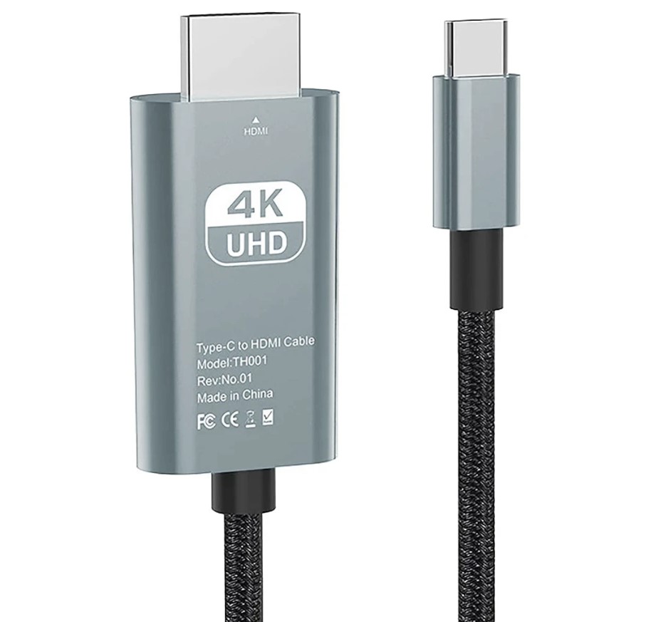 КАБЕЛ TYPE-C - HDMI 4K 60HZ Кабел Type-C - HDMI 4K 60Hz