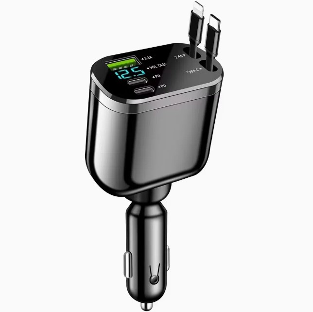 АДАПТЕР ЗА КОЛА M4 CAR CHARGER 5 IN 1 АДАПТЕР ЗА КОЛА M4 CAR CHARGER 5 IN 1