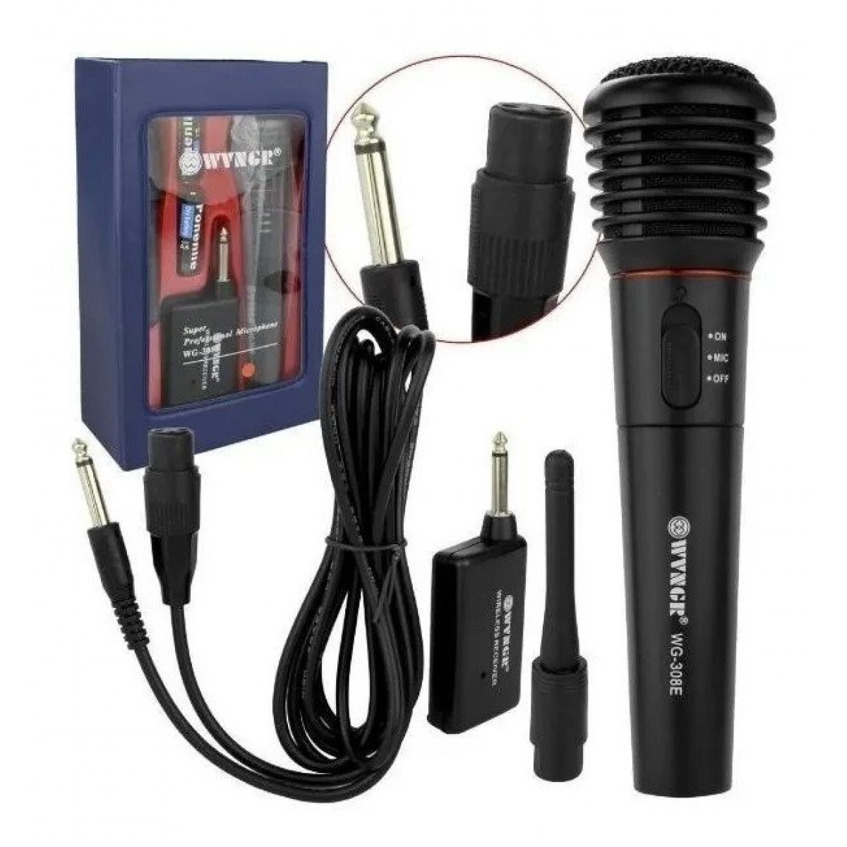 БЕЗЖИЧЕН МИКРОФОН WG-308E Безжичен микрофон WG-308E