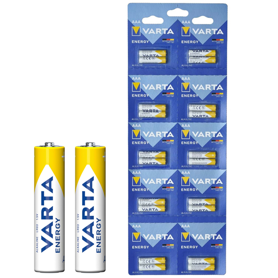 БАТЕРИЯ VARTA LR03 ALKALINE 1.5V ENERGY БАТЕРИЯ VARTA LR03 ALKALINE 1.5V /Цената е за 1бр. батерия/