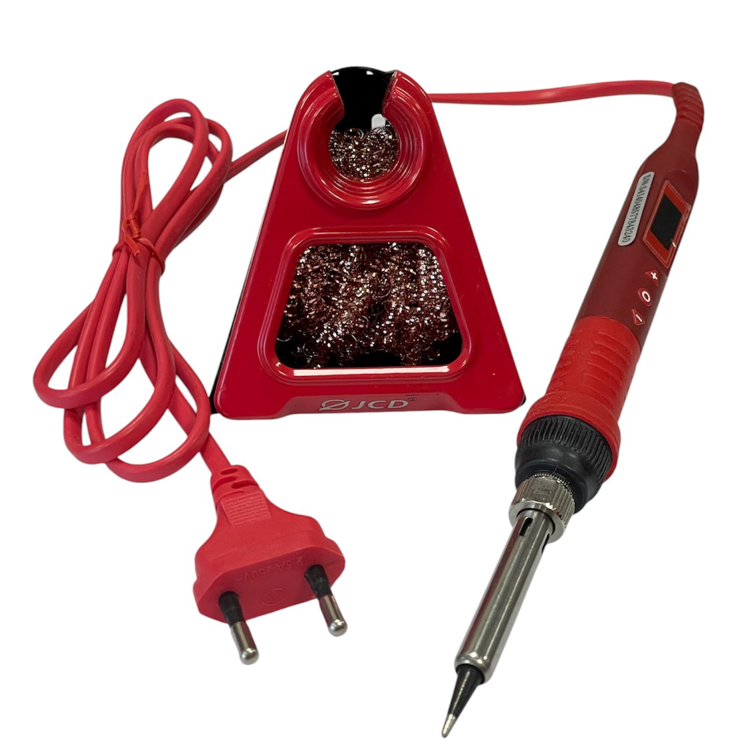 ПОЯЛНИК РЕГУЛИРУЕМ JCD 908U-820 Поялник регулируем с LCD дисплей и стойка 80W  JCD 908U-820