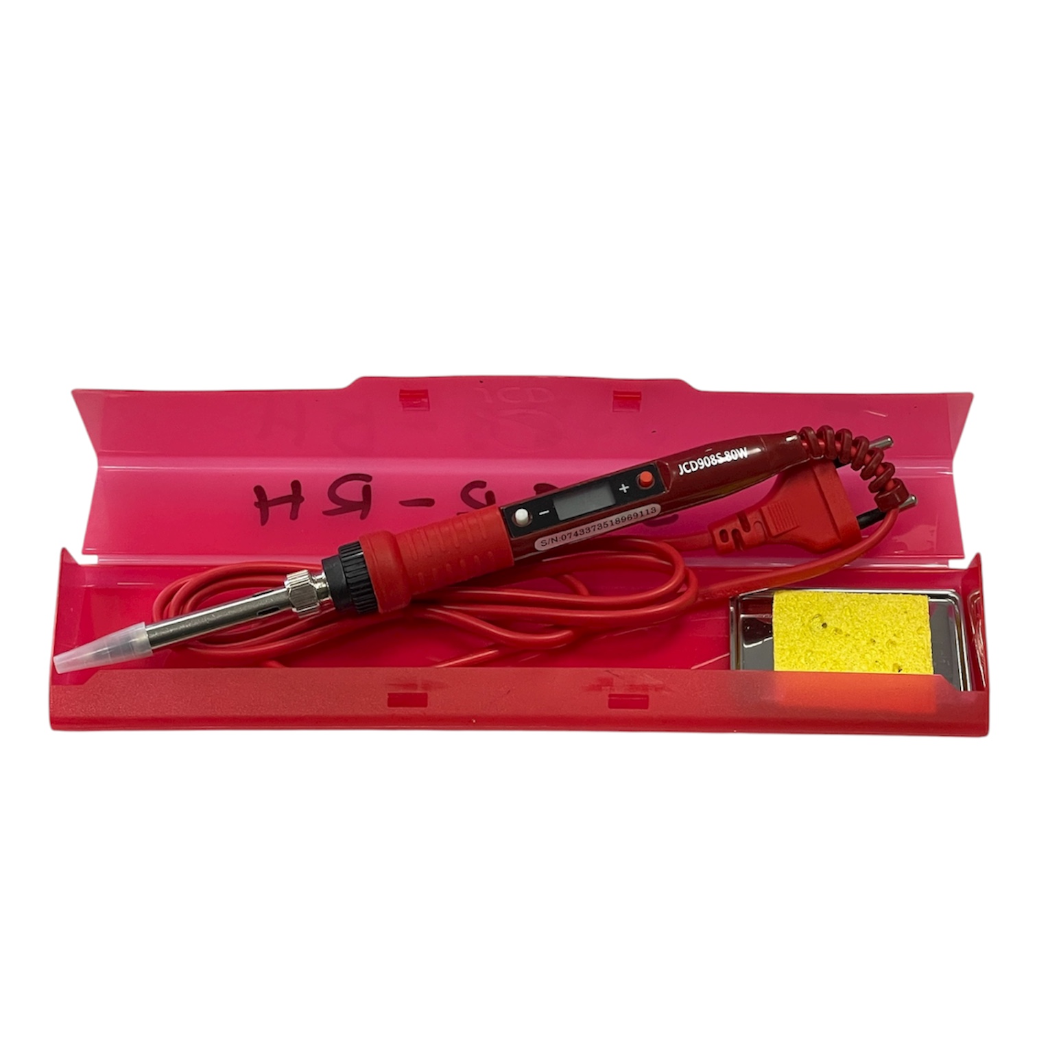 ПОЯЛНИК JCD908SR.RH-4TK Регулируем  поялник с LCD дисплей комплект  80W  JCD908SR.RH-4TK