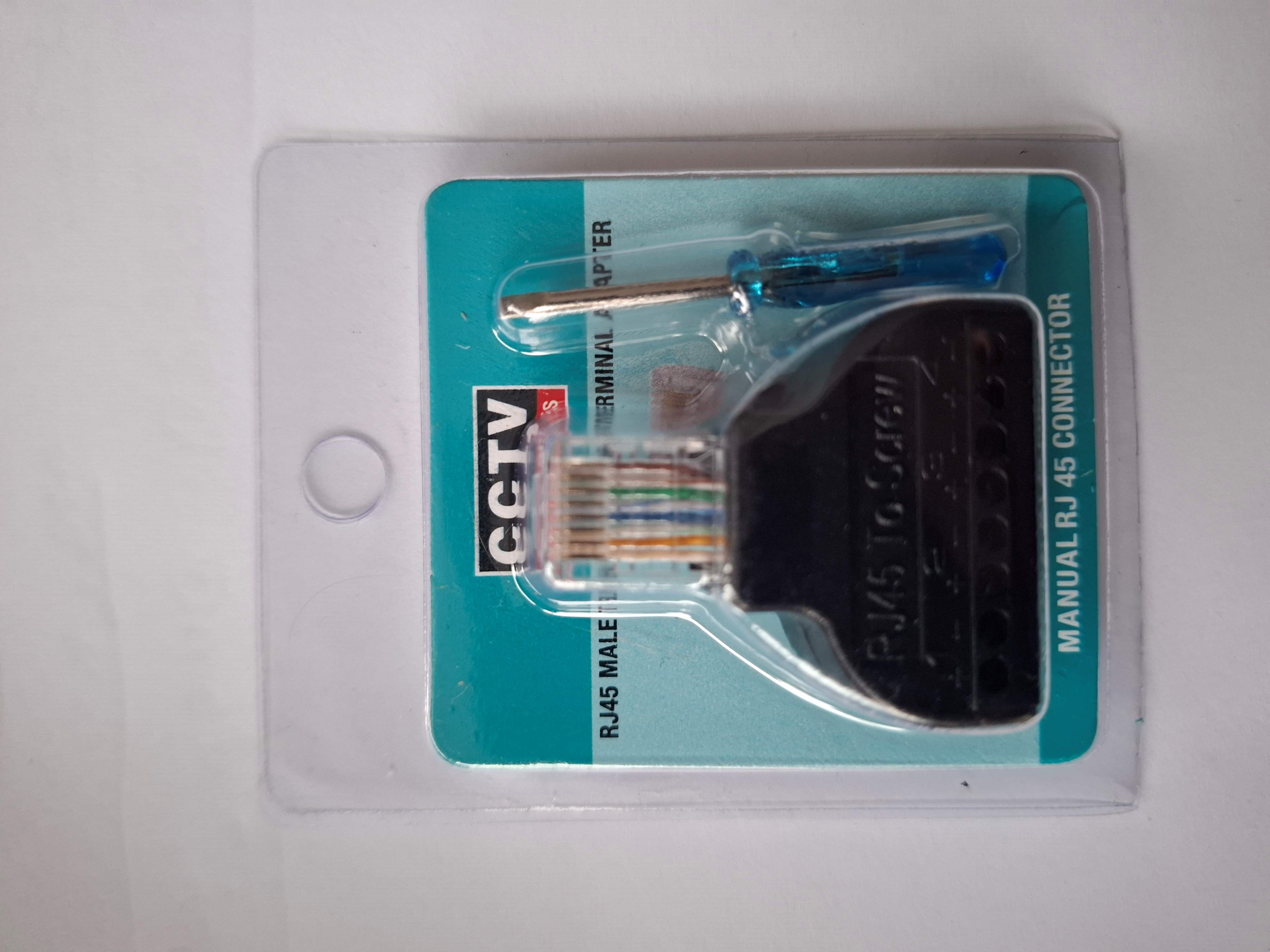 АДАПТЕР  RJ45 КЪМ 8 ПИНОВ КОНЕКТОР Адаптер  LAN букса RJ45 към 8 пинов конектор