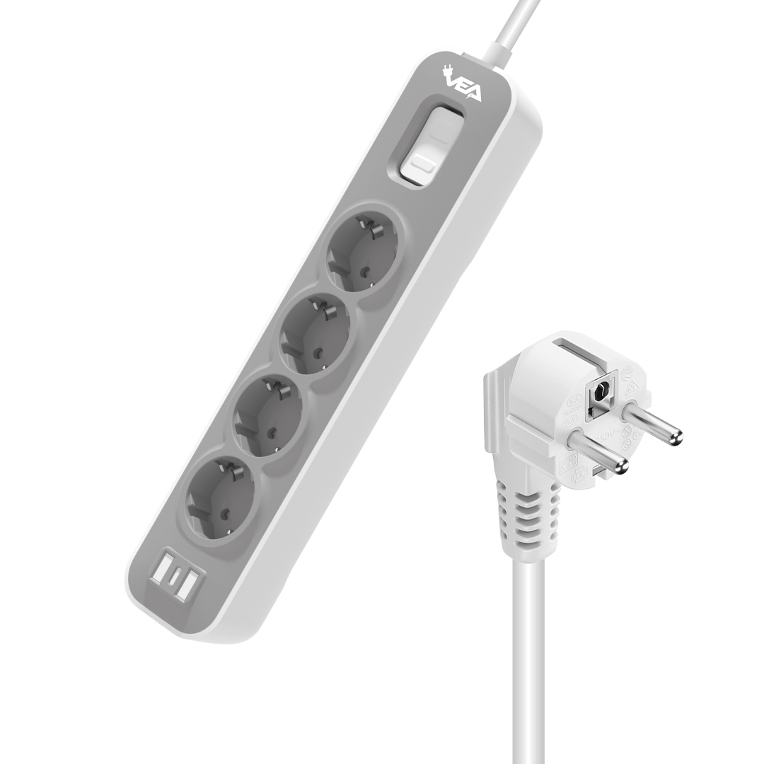 РАЗКЛОНИТЕЛ С 4 ГНЕЗДА VEA VE-NOVA104 1,5М РАЗКЛОНИТЕЛ С 4 ГНЕЗДА VEA VE-NOVA104 1,5М 