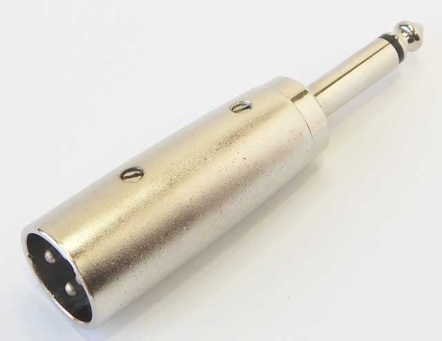 ПРЕХОДНИК КАНОН F205A XLR/M-6.35/M Преходник Канон F205A XLR/M-6.35/M