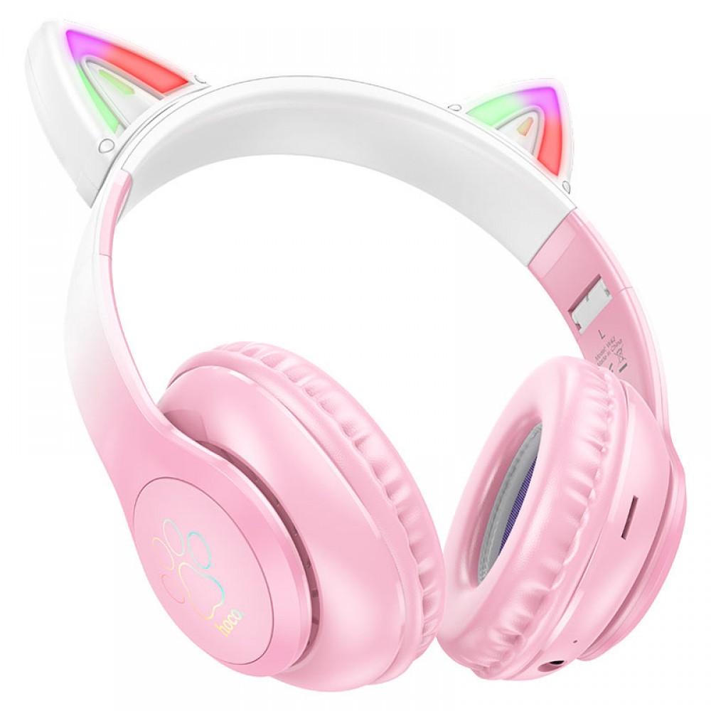 БЕЗЖИЧНИ СЛУШАЛКИ HOCO CAT EAR W42 БЕЗЖИЧНИ СЛУШАЛКИ HOCO W42 BLUETOOTH