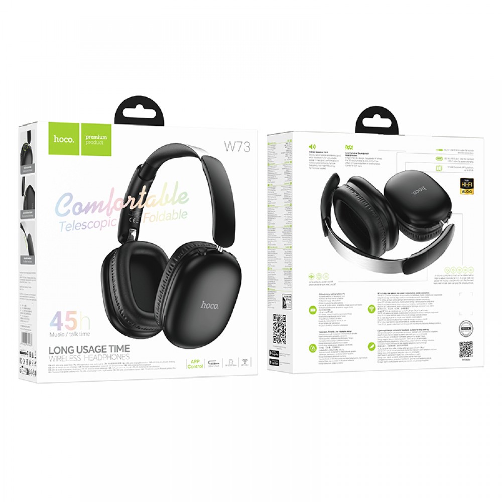 БЕЗЖИЧНИ СЛУШАЛКИ HOCO W73 БЕЗЖИЧНИ СЛУШАЛКИ HOCO W73 BLUETOOTH