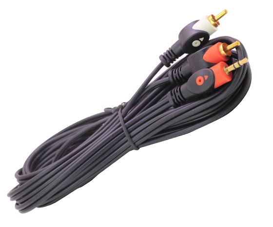 CABLE 3.5 ST.J /2RCA 5M CABLE 3.5 ST.J/2RCA 5M