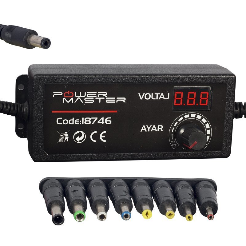 ADAPTER 3V-12V 5A POWERMASTER АДАПТЕР 3V-12V 5A 