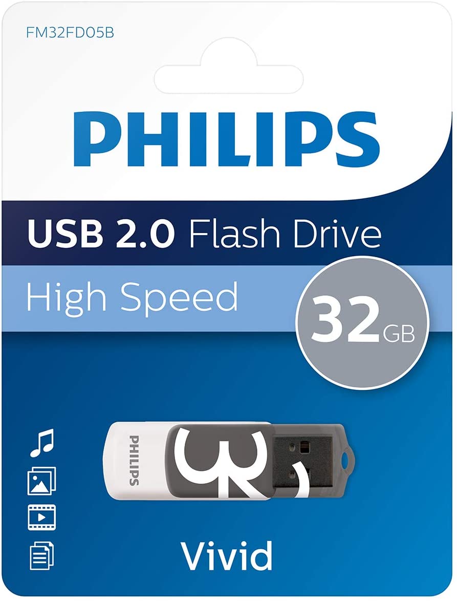 ФЛАШКА USB 2.0 32GB PHILIPS SNOW ФЛАШКА USB 2.0 32GB PHILIPS SNOW FM32FD70B