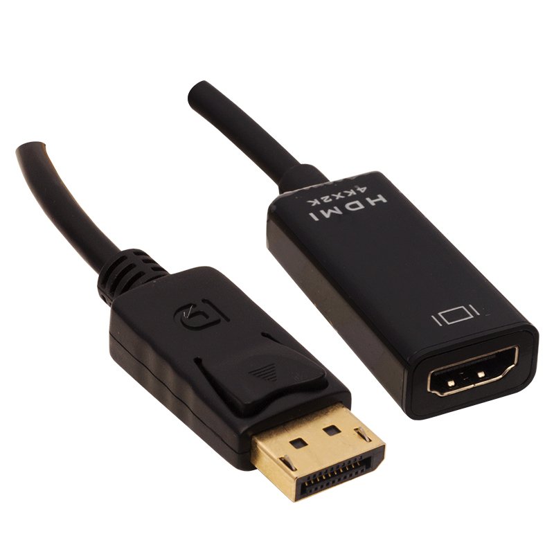 CABLE DISPLAY PORT/HDMI-F  10 CM 4К КАБЕЛ Display Port PLUG/HDMI-F 4К